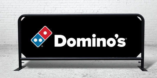 Domino's Logo Large Cafe Barrier (2 x 0.9m)