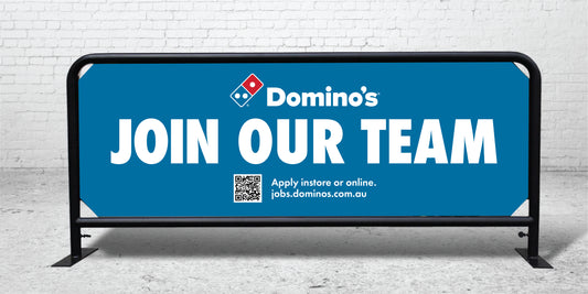 Join Our Team Large Cafe Barrier (2 x 0.9m)