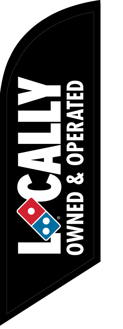 Locally Owned - Feather Flag