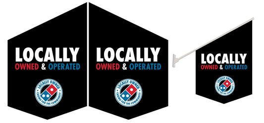 Locally Owned & Operated - Shopfront Flags