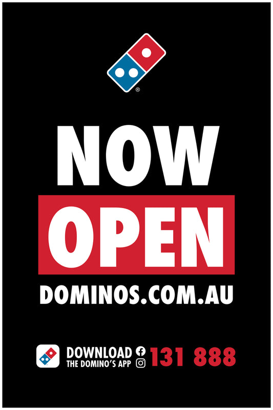 Now Open Black A-Frame Insert