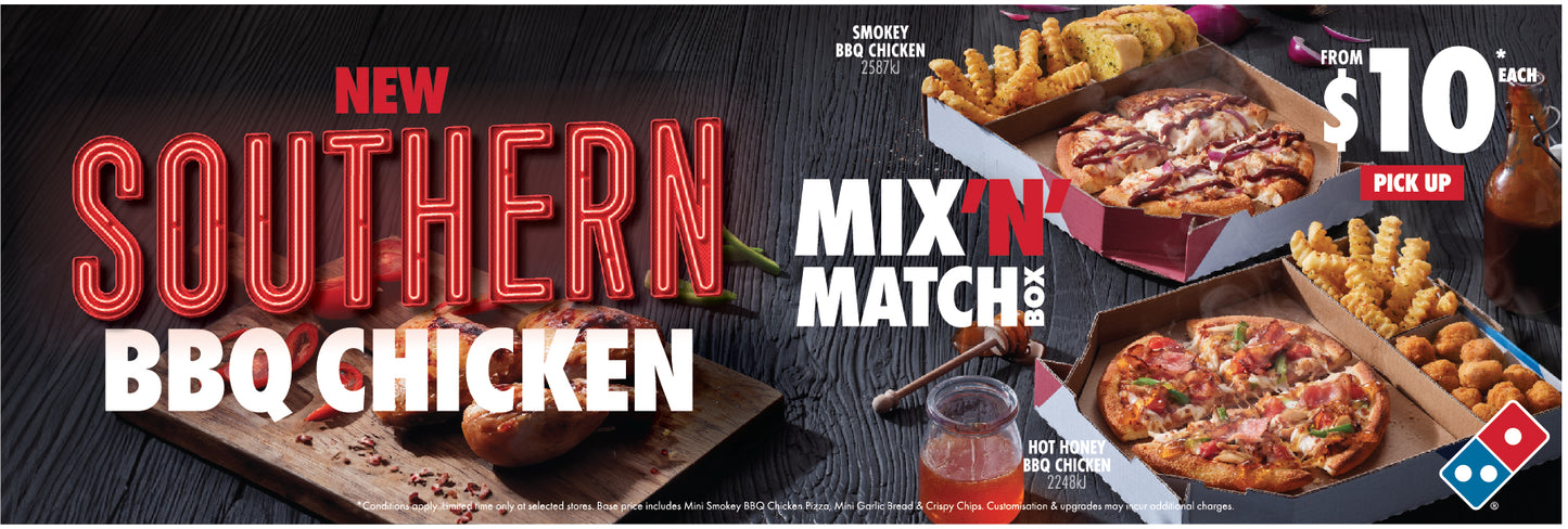 Southern BBQ Chicken - 2.4x0.8m Banner